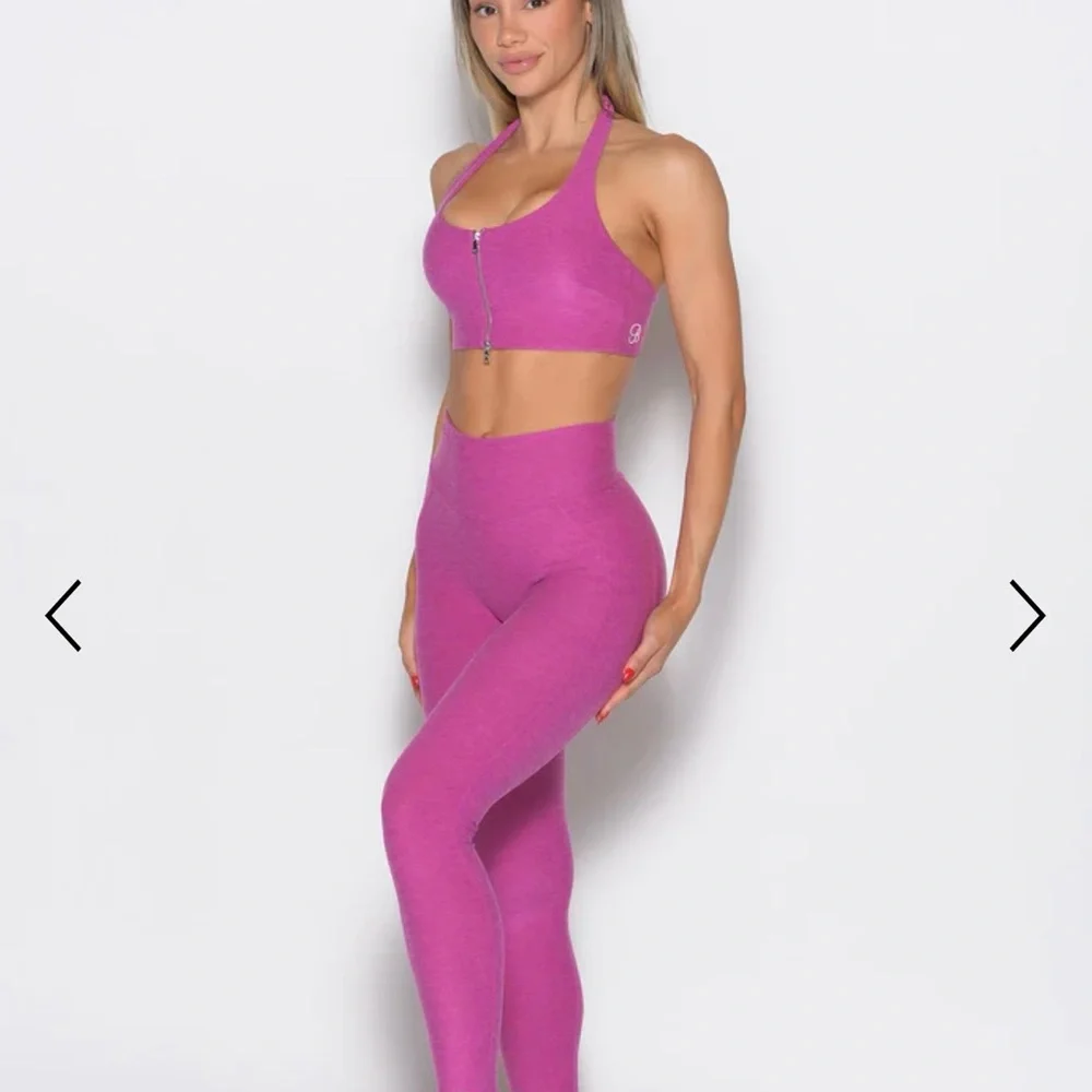 Bombshell Sportswear Uplift Peach Leggings, Laserberry, S, NWT - Picture 2 of 10
